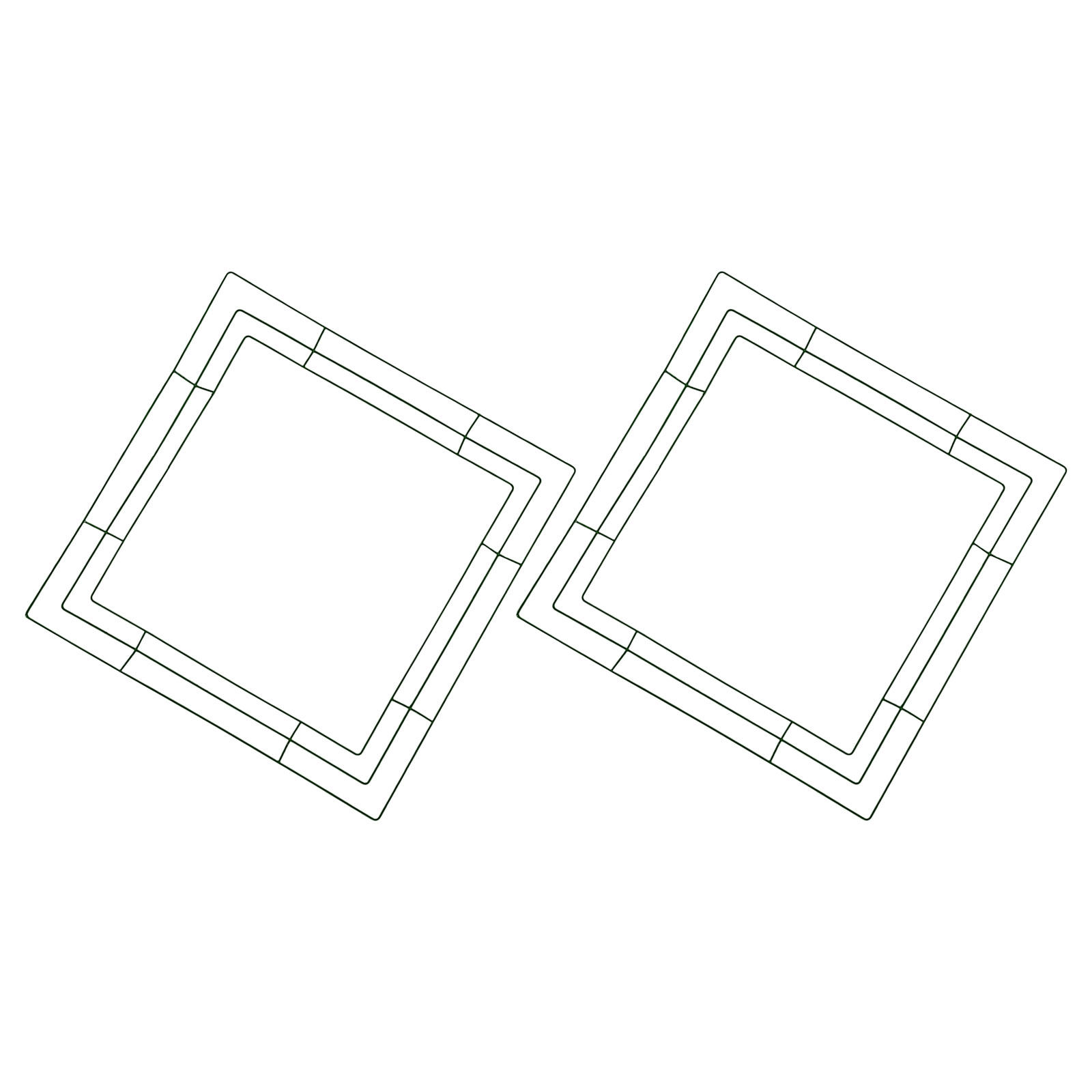 Wreath Form Wire - Square Wreath Frame Floral DIY Supplies