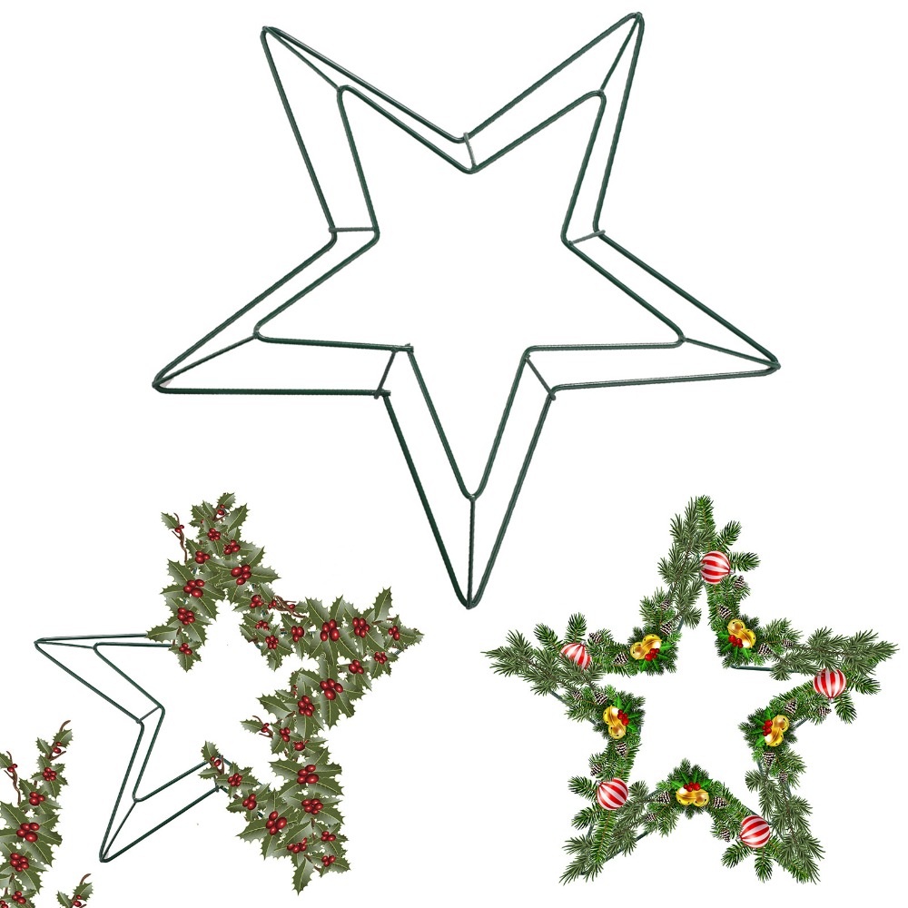 Personalizable Metal Wire Star - Wreath Form Wire review and price