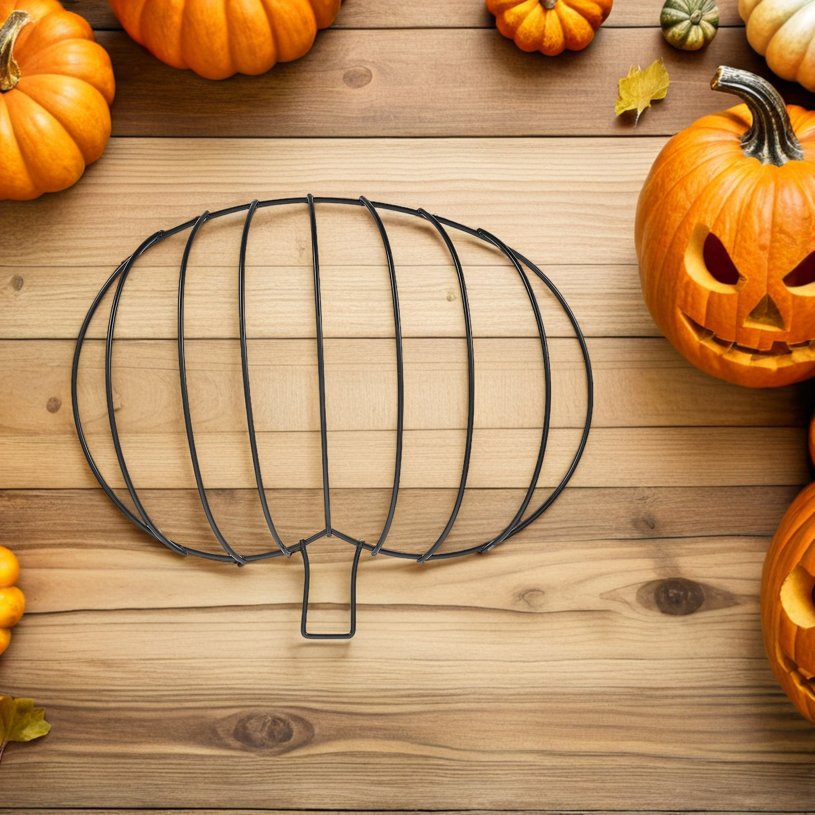 3pcs Pumpkin Shaped Metal Wrea - Wreath Form Wire review and price