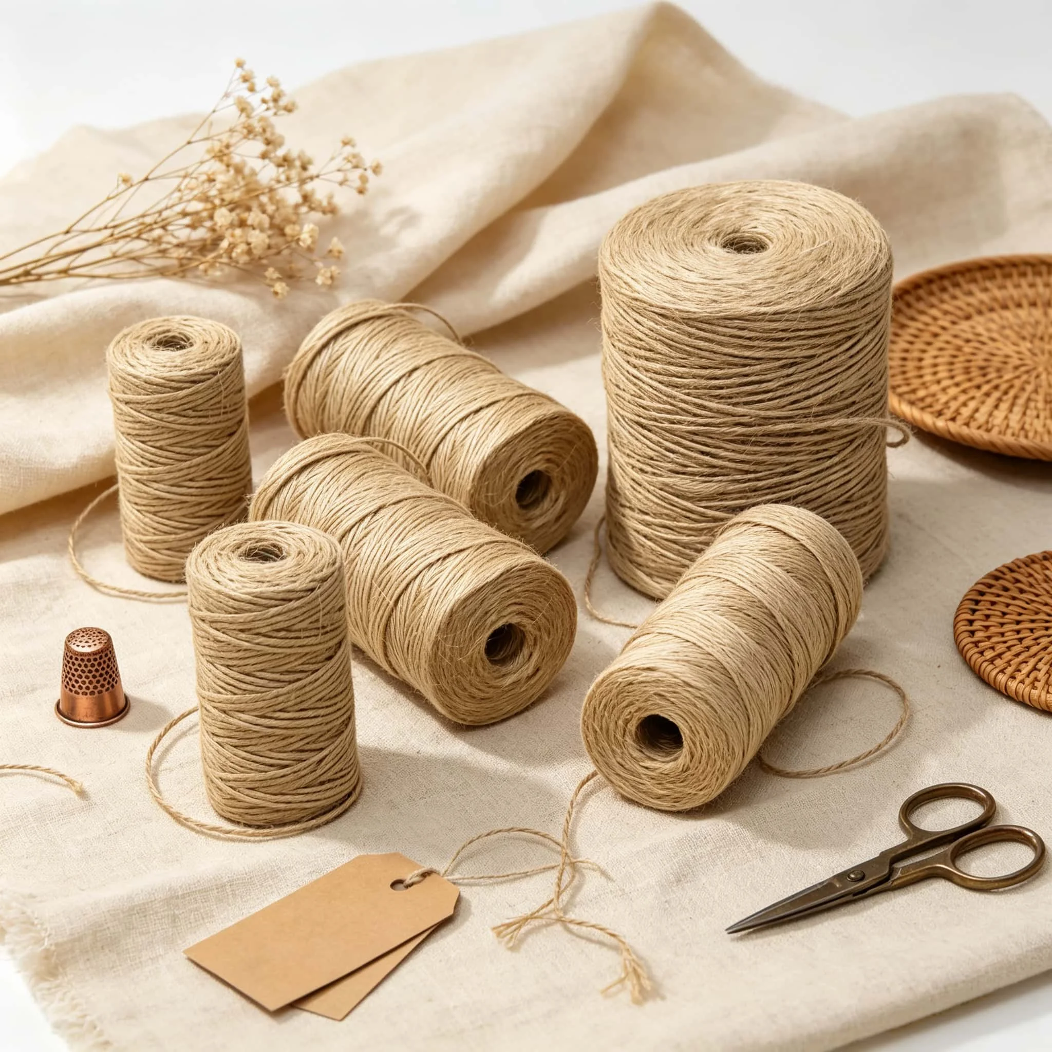 Natural Jute Twine 1mm 2mm 10M - Natural Florist Supply review and price