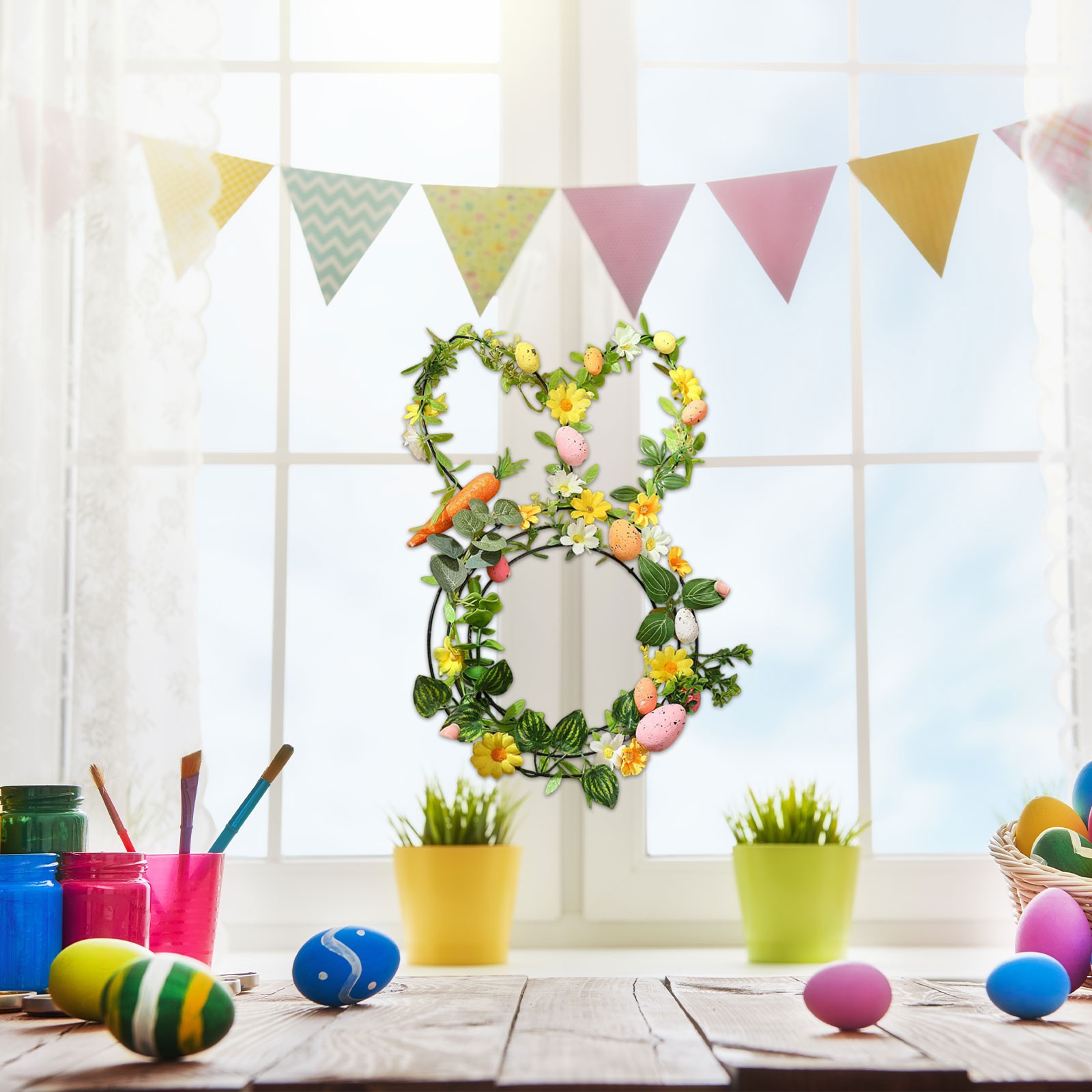 Easter Bunny Shaped Wire Wreat - Wreath Form Wire review and price