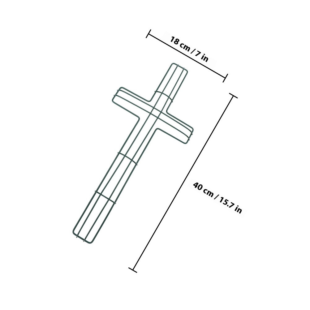 4Pcs Cross Shaped Flower Wreat - Wreath Form Wire review and price