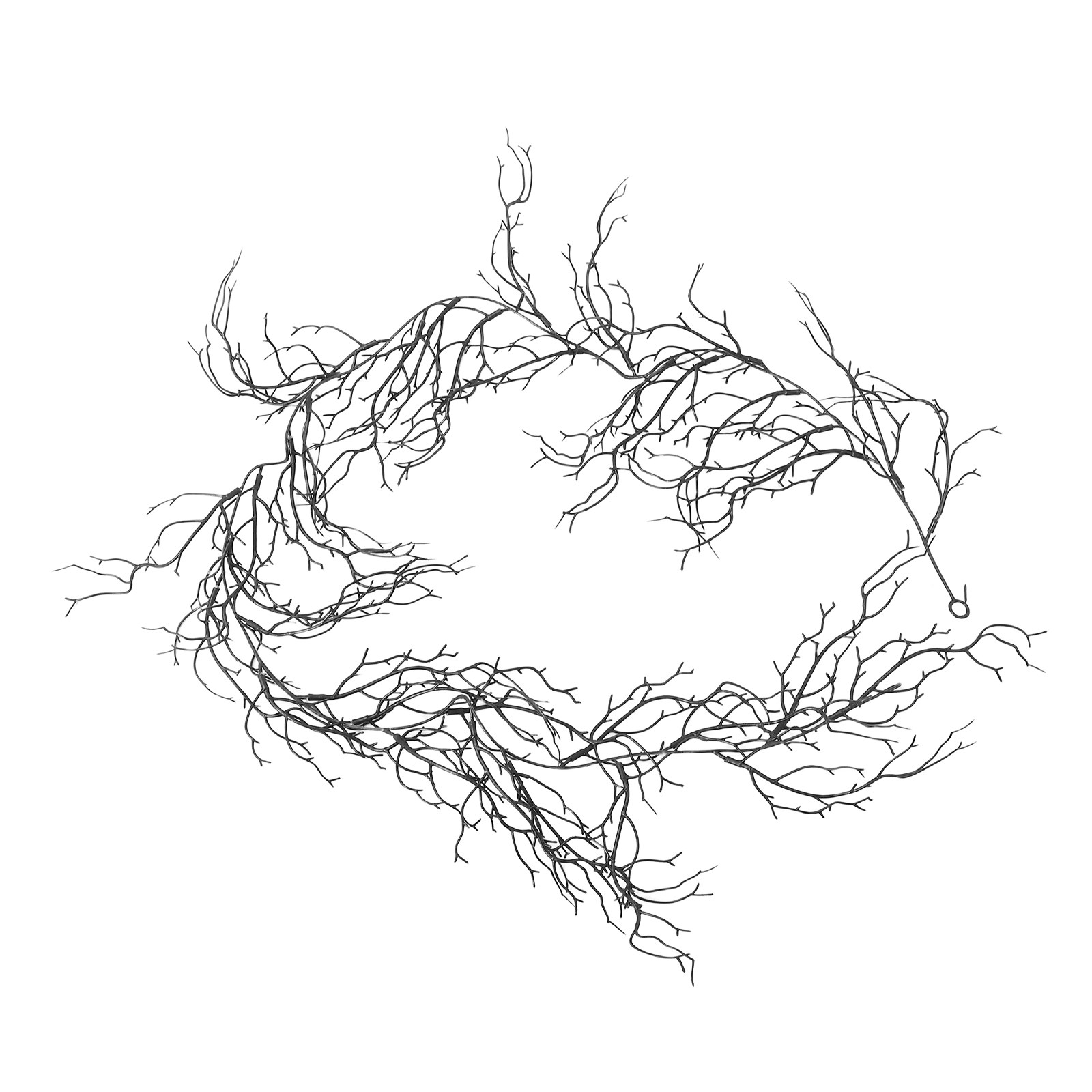 Black Plastic Decorative Vine  - Branch Curly Willow review and price